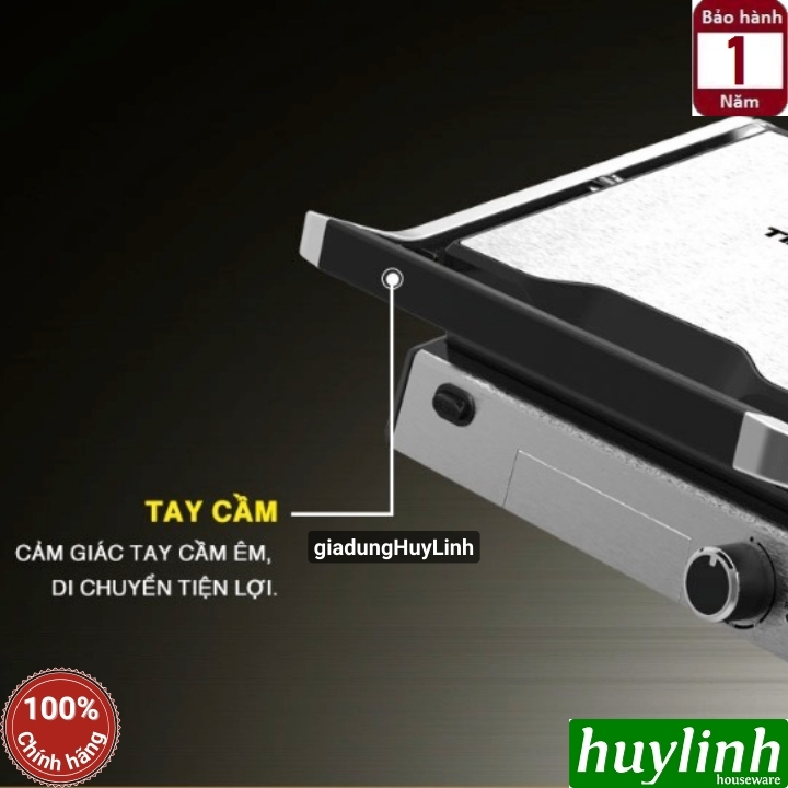 Kẹp - vỉ nướng điện đa năng Tiross TS9657 - 2000W