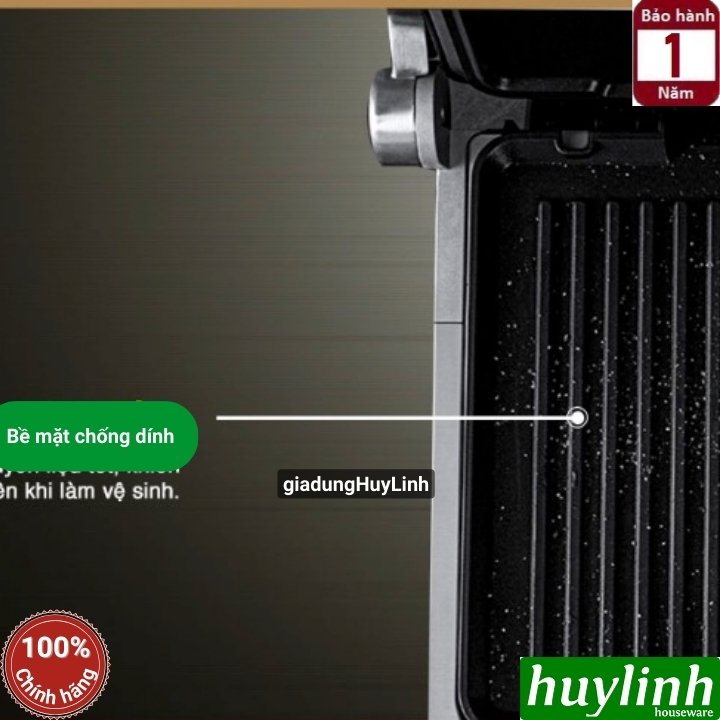 Kẹp - vỉ nướng điện đa năng Tiross TS9657 - 2000W