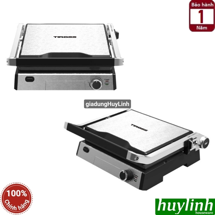Kẹp - vỉ nướng điện đa năng Tiross TS9657 - 2000W