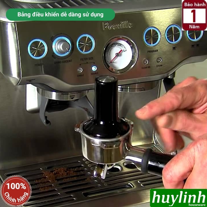 Máy pha cà phê Breville 870 XL - The Barista Espress - Thương hiệu Úc - Chính hãng Breville Việt Nam 5