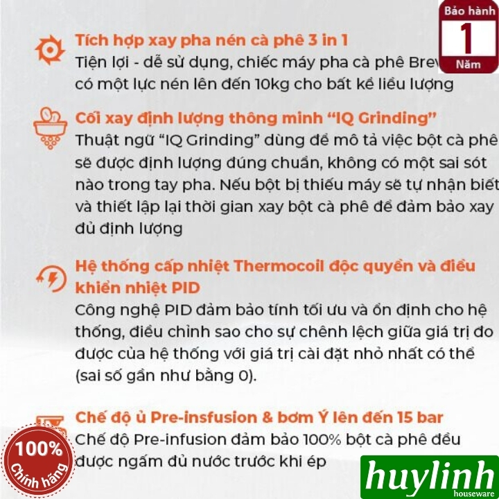 Máy pha cà phê Breville BES 876 (Barista Express Impress) 2