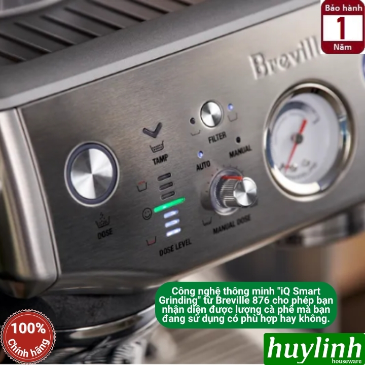 Máy pha cà phê Breville BES 876 (Barista Express Impress) 6