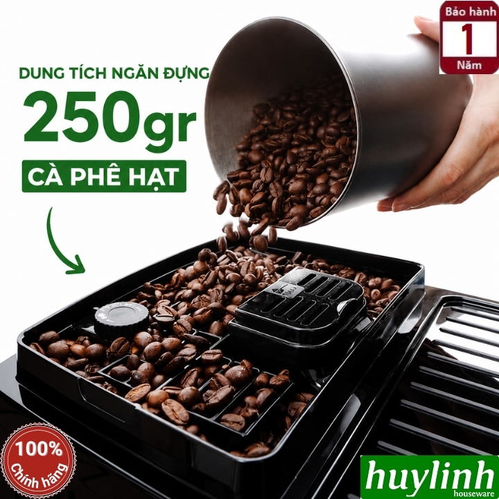 Máy pha cà phê tự động Delonghi Magnifica Start ECAM220.60.B - Made in Châu Âu 2