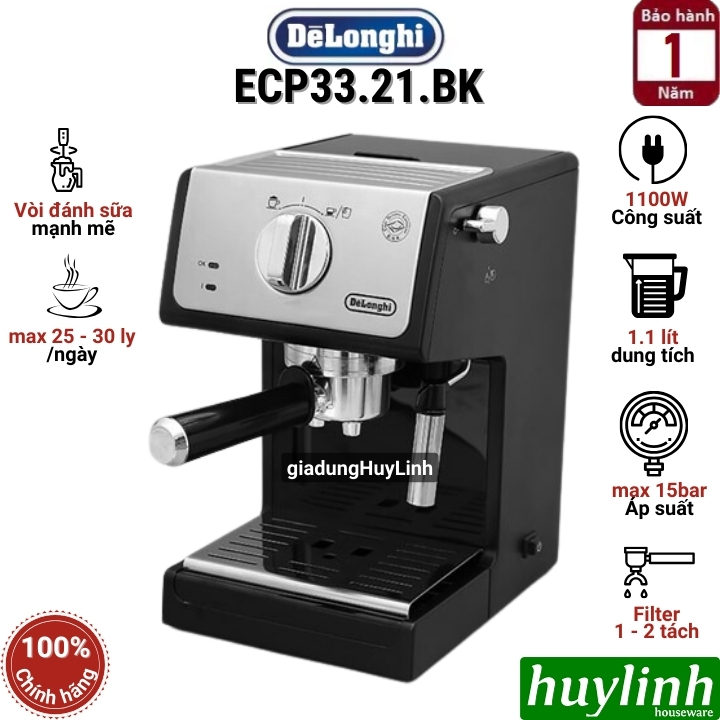 Máy pha cà phê Delonghi ECP33.21.BK