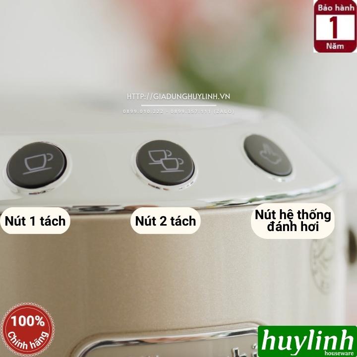 Máy pha cà phê Espresso Delonghi EC885 (GY - BG) - Dedica Arte - Tặng ca đánh sữa + Tamper inox 3