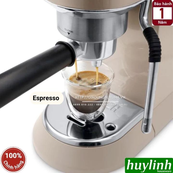 Máy pha cà phê Espresso Delonghi EC885 (GY - BG) - Dedica Arte - Tặng ca đánh sữa + Tamper inox 5