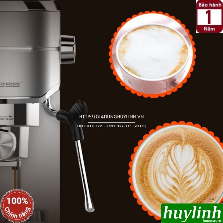 Máy pha cà phê Espresso Tiross TS6212 - 15 bar [Model mới 2022] 5