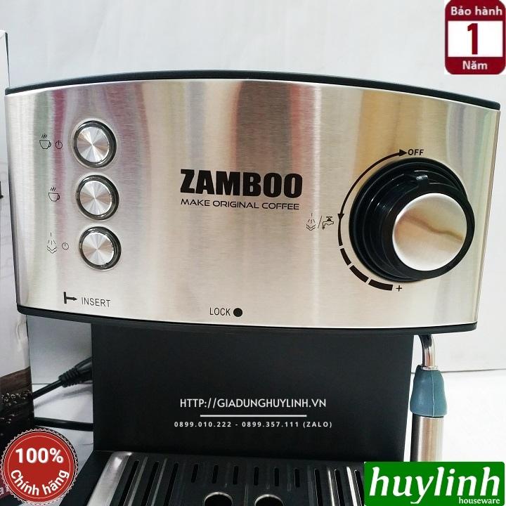 Máy pha cà phê Zamboo ZB-88CF - 15 bar - Tặng 500gr cafe hạt nguyên chất 4