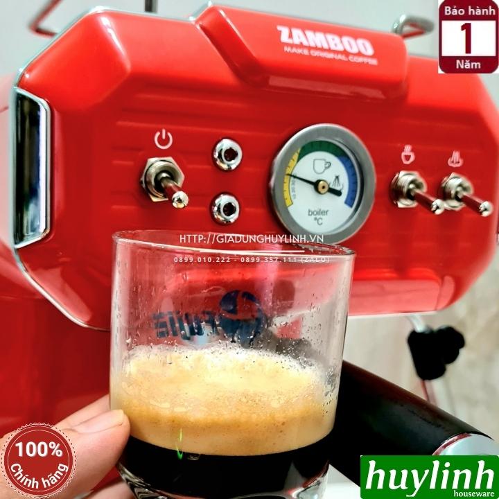 Máy pha cà phê Espresso Zamboo ZB-92CF - Tặng 500gr cafe hạt 4