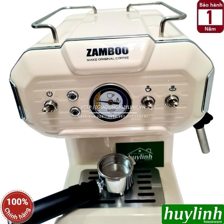 Máy pha cà phê Espresso Zamboo ZB-92CF - Tặng 500gr cafe hạt 3