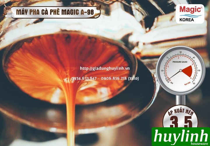 Máy pha cà phê Magic Korea A98 - 800W 3