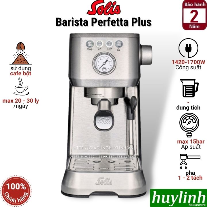 Máy pha cà phê Solis Barista Perfetta Plus 