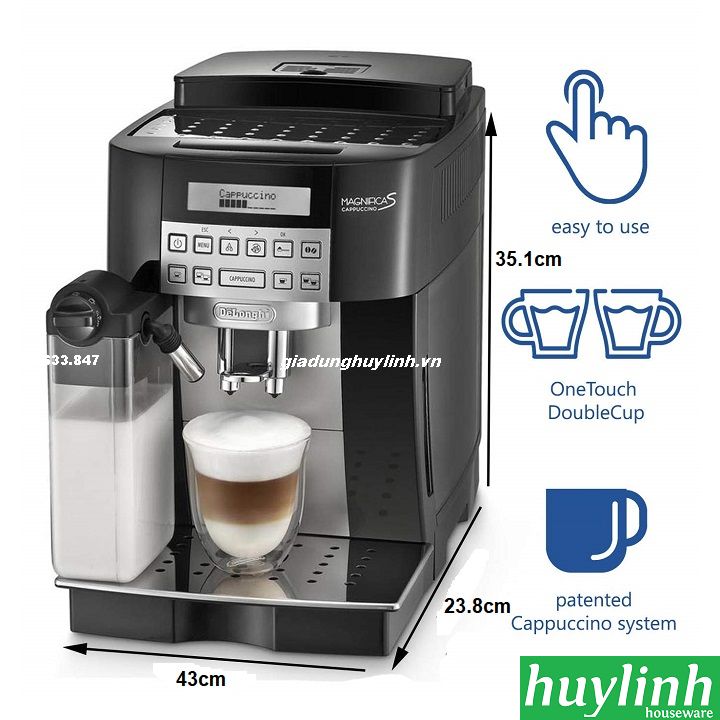 may pha ca phe delonghi ecam22.360.b