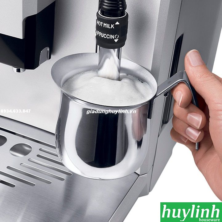 may pha cà phê tự động delonghi esam03.120.s cappuccino