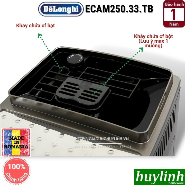 Máy pha cà phê tự động Delonghi ECAM250.33.TB - Magnifica S Smart - Made in Romania 5