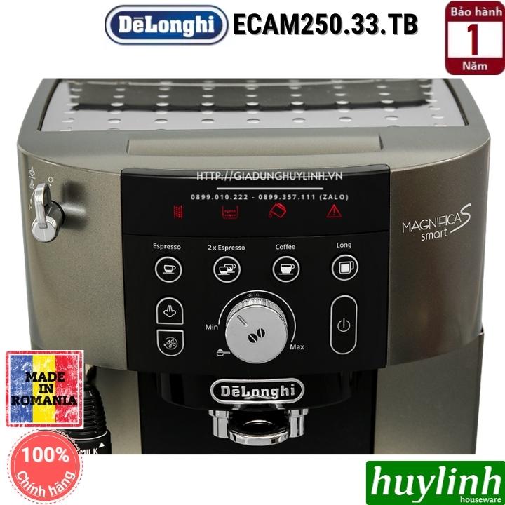 Máy pha cà phê tự động Delonghi ECAM250.33.TB - Magnifica S Smart - Made in Romania 6