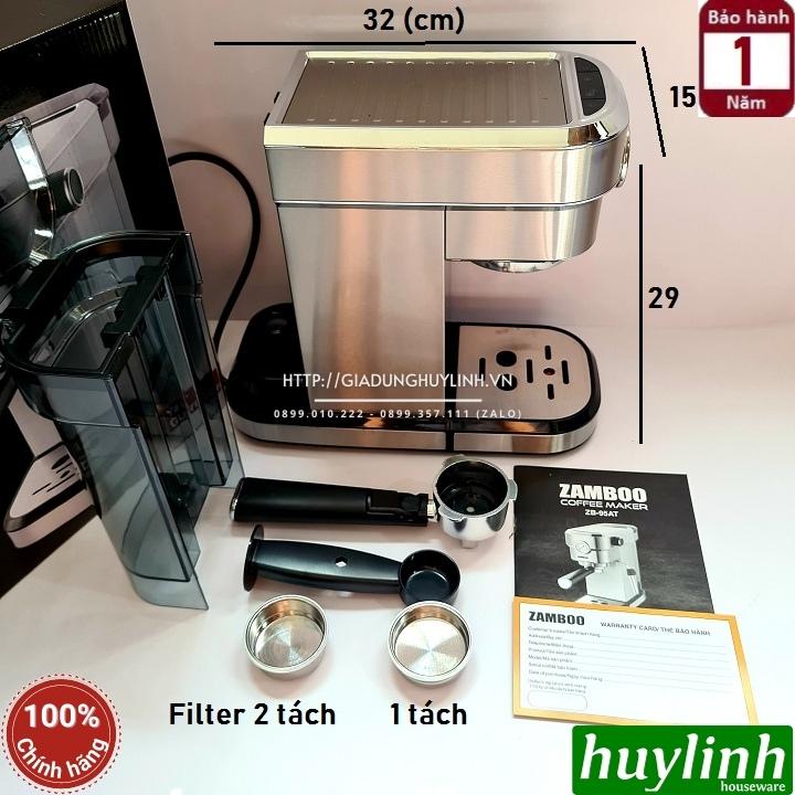 Máy pha cà phê Zamboo ZB-95AT - Tặng 500gr cafe - Model 2021 2