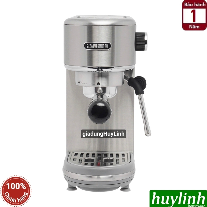 Máy pha cà phê Espresso Zamboo ZB-96AT - Pha tự động 1 2 ly - Model 2024 4