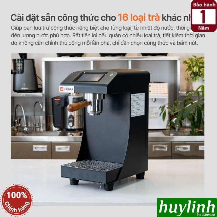 Máy pha trà Unibar Hi-Tech 16 Pro 8