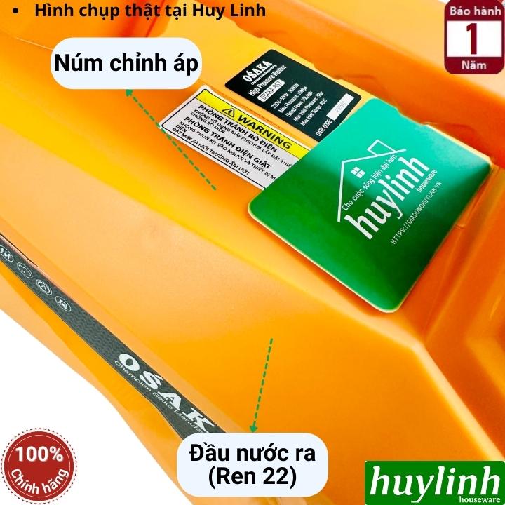 Máy xịt rửa xe chỉnh áp Osaka RS7 - 3000W - Model 2022 - Tặng béc rửa máy lạnh, điều hoà 7