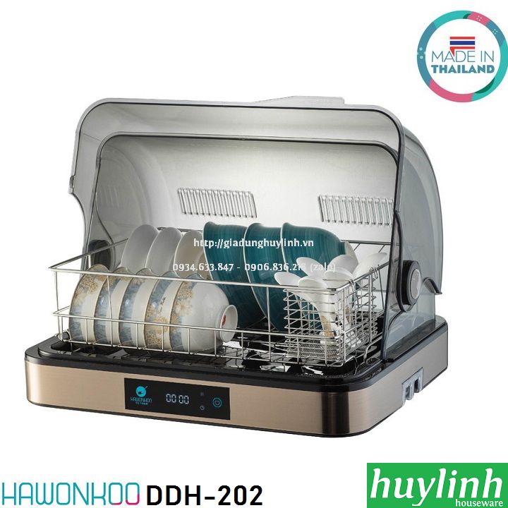 Máy sấy chén bát khử trùng tia UV Hawonkoo DDH-202 - Made in Thái Lan