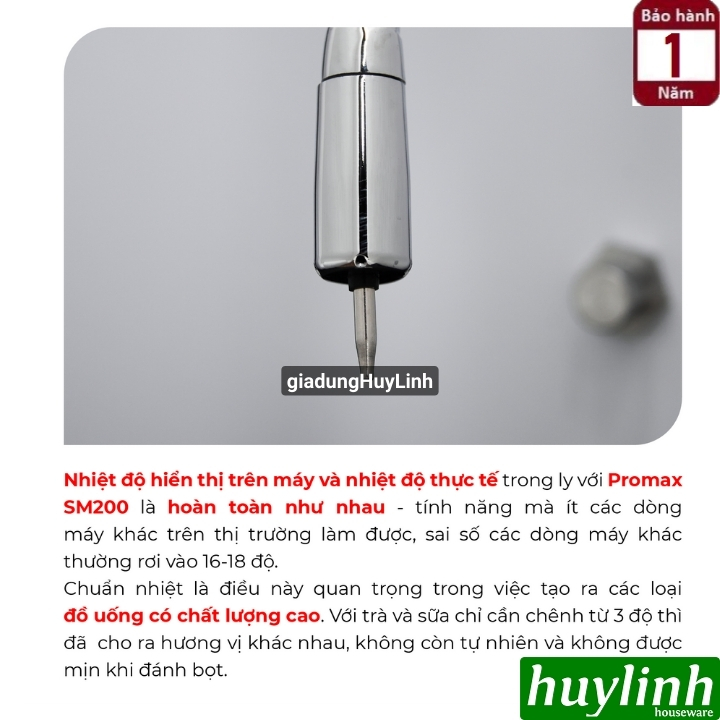 Máy sục trà – sữa áp suất cao Promax SM200 4