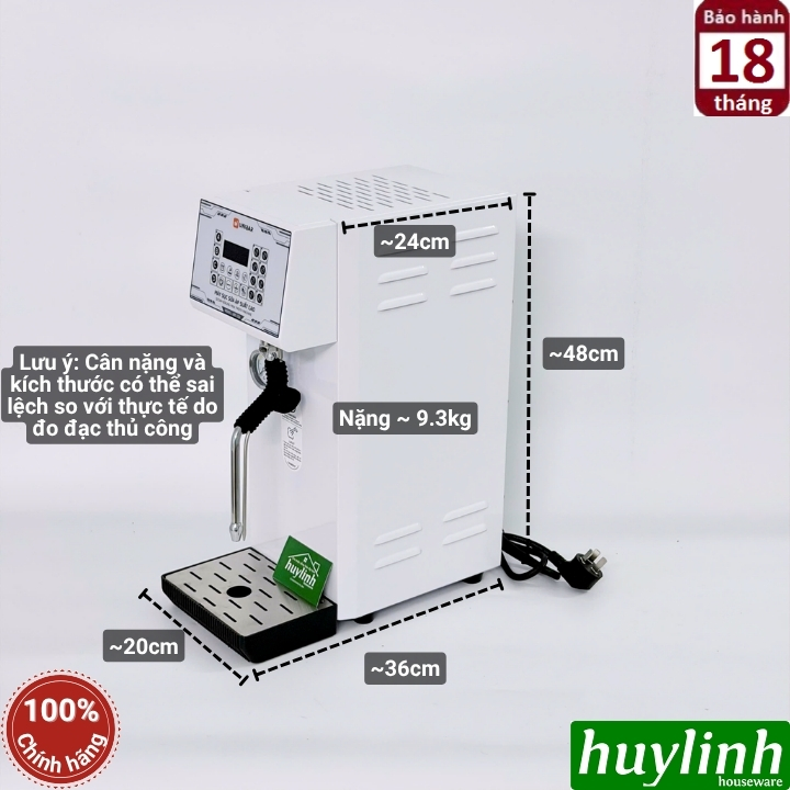 Máy sục trà - sữa áp suất cao 1 vòi Unibar UBS-133 - 2500W - Điều khiển điện tử 2