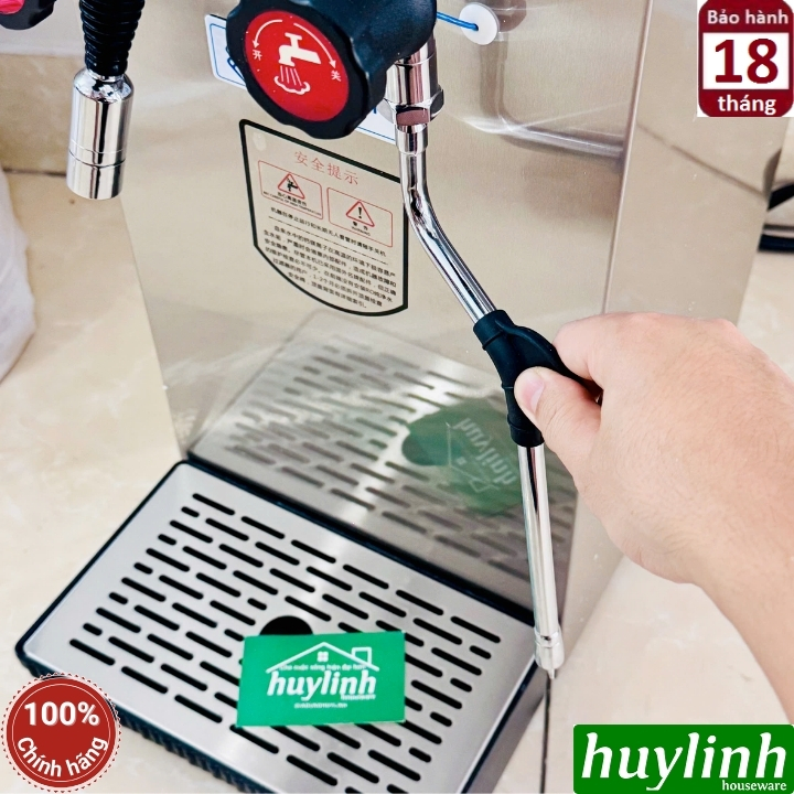 Máy đun nước nóng - sục trà sữa áp suất cao Yubann YB-Z200 - 2200W - 1 vòi sục 4