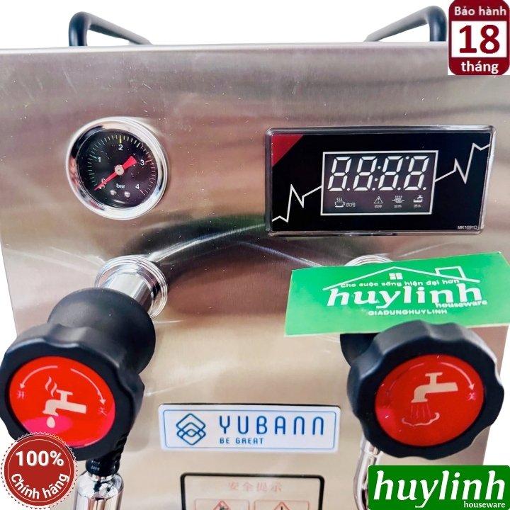 Máy đun nước nóng - sục trà sữa áp suất cao Yubann YB-Z200 - 2200W - 1 vòi sục 5