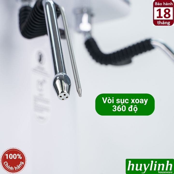 Máy sục trà - sữa áp suất cao 2 vòi Unibar UBS-139 - 3000W - Điều khiển điện tử 5