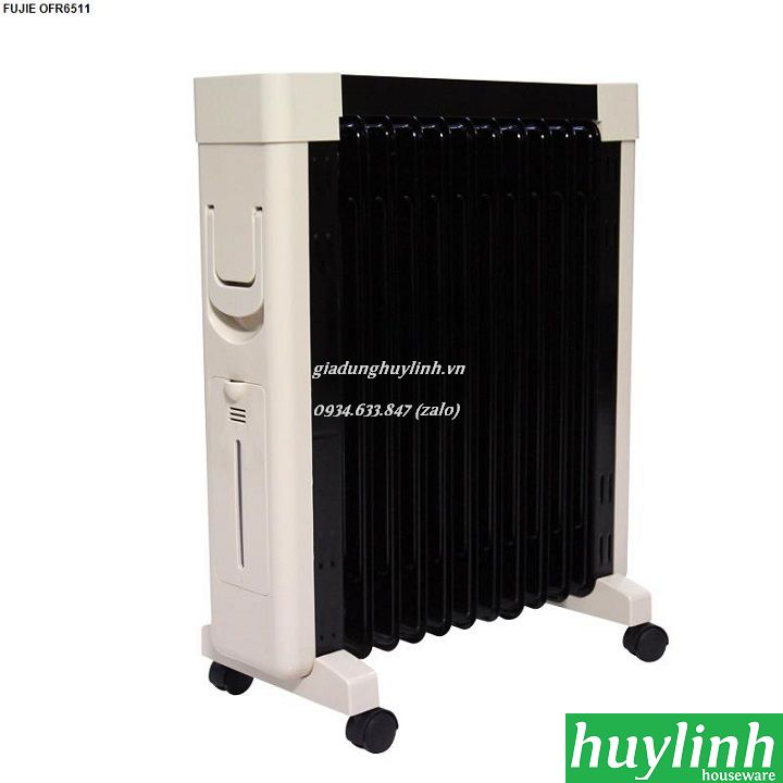 Máy sưởi dầu 11 thanh Fuije OFR6511 - Giá phơi + khay hâm nóng + Khay chứa tinh dầu 2