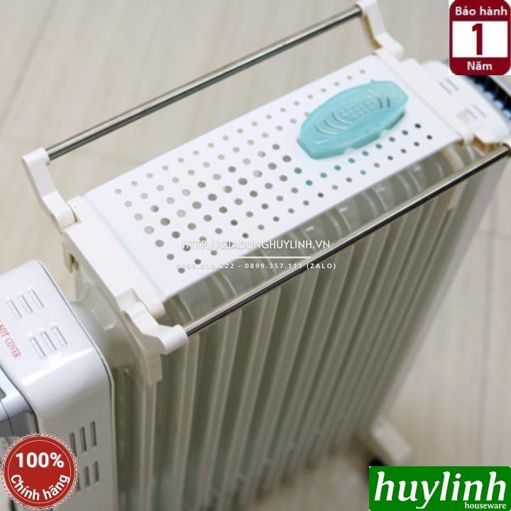 Máy sưởi dầu 11 thanh Fujie OFR4411 - Hẹn giờ + Giá Phơi 6