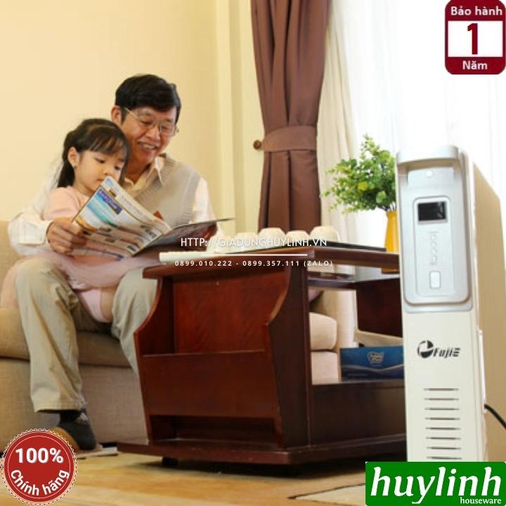 Máy sưởi dầu 11 thanh Fujie OFR4411 - Hẹn giờ + Giá Phơi 7