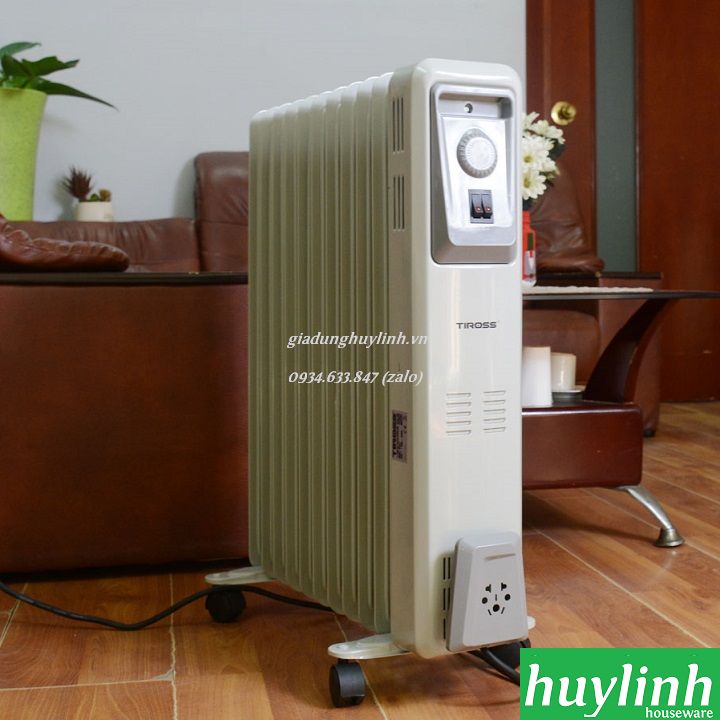 Máy sưởi dầu 11 thanh Tiross TS9217 - 2200W 4