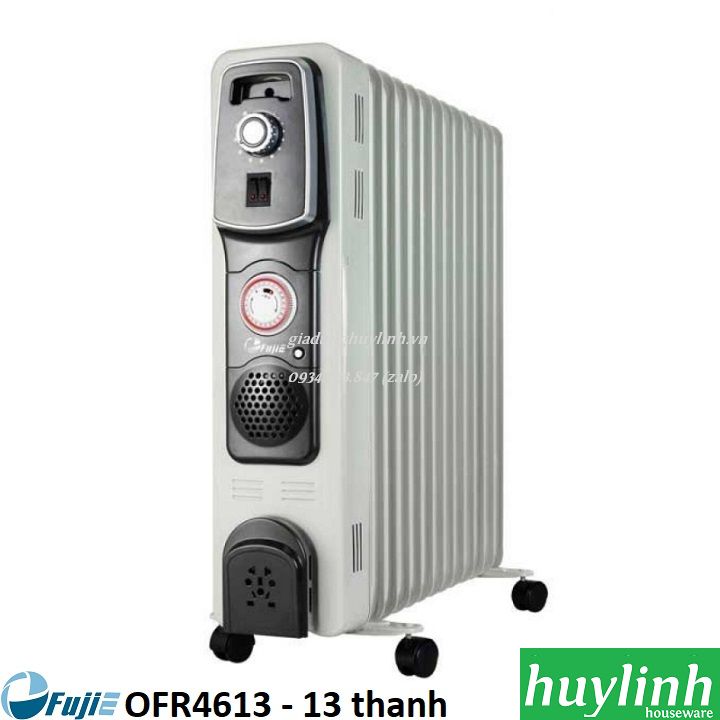 Máy sưởi dầu 13 thanh Fuije OFR4613 - Có hẹn giờ tắt mở