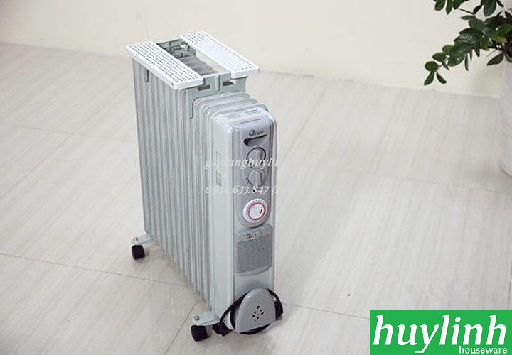 Máy sưởi dầu 13 thanh Fuije OFR5513 - Có hẹn giờ tắt mở + giá phơi + quạt gió 5