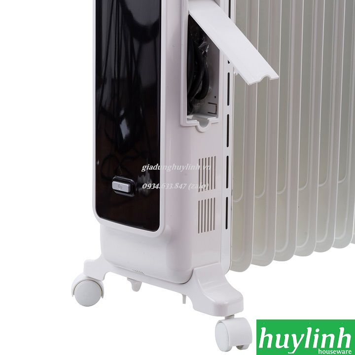 Máy sưởi dầu 15 thanh Tiross TS9215 - Có Điều khiển + Hẹn giờ + Giá phơi 3