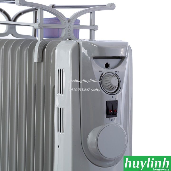 Máy sưởi dầu 13 thanh Tiross TS926-1 - Tặng giá phơi đồ 3