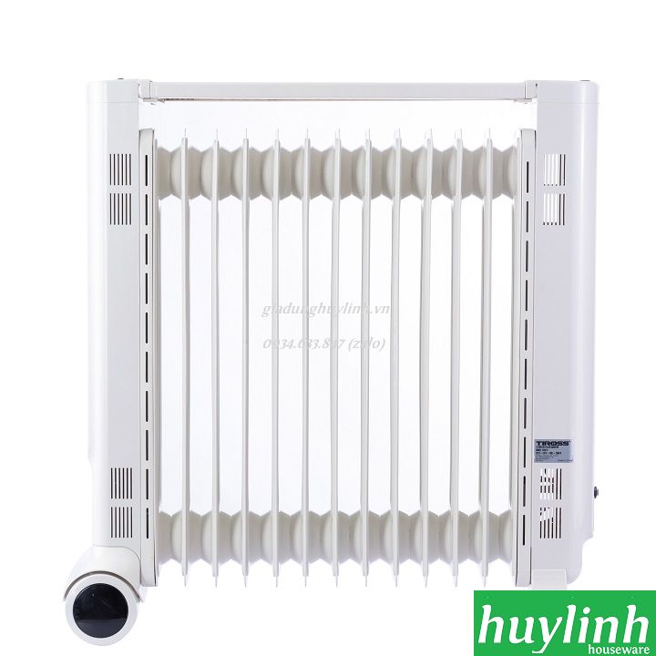 Máy sưởi dầu 13 thanh Tiross TS9213 - Có Điều khiển + Hẹn giờ + Giá phơi 2