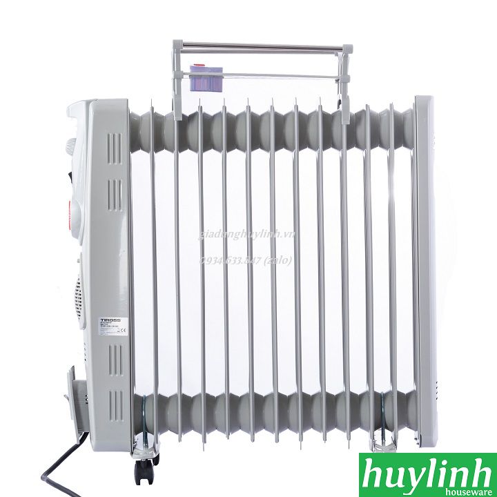 Máy sưởi dầu 13 thanh Tiross TS926 - Có hẹn giờ - Tặng giá phơi 2