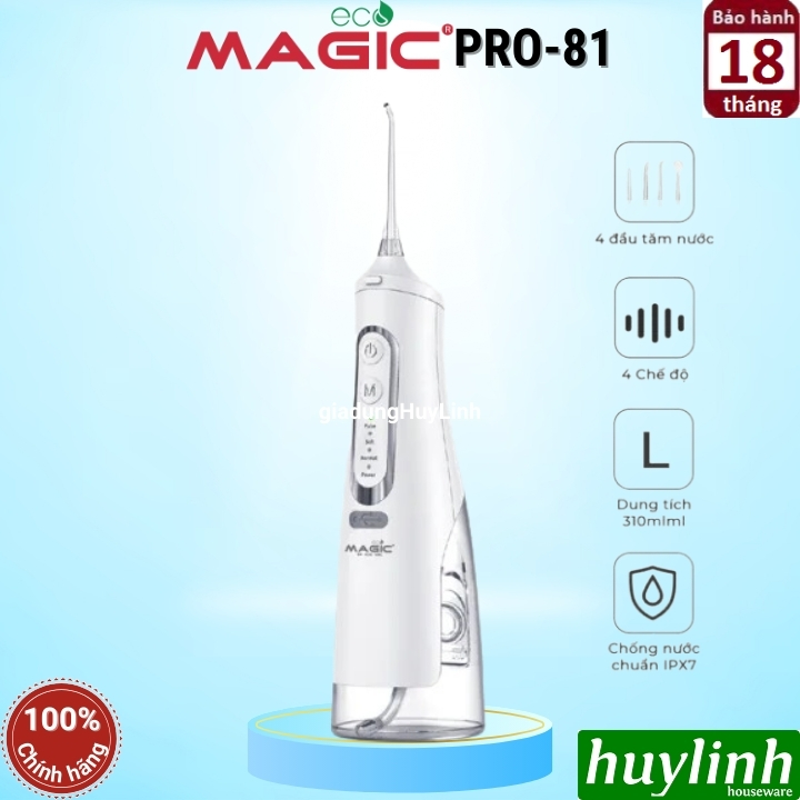 Máy tăm nước Magic ECO PRO-81 - 310ml
