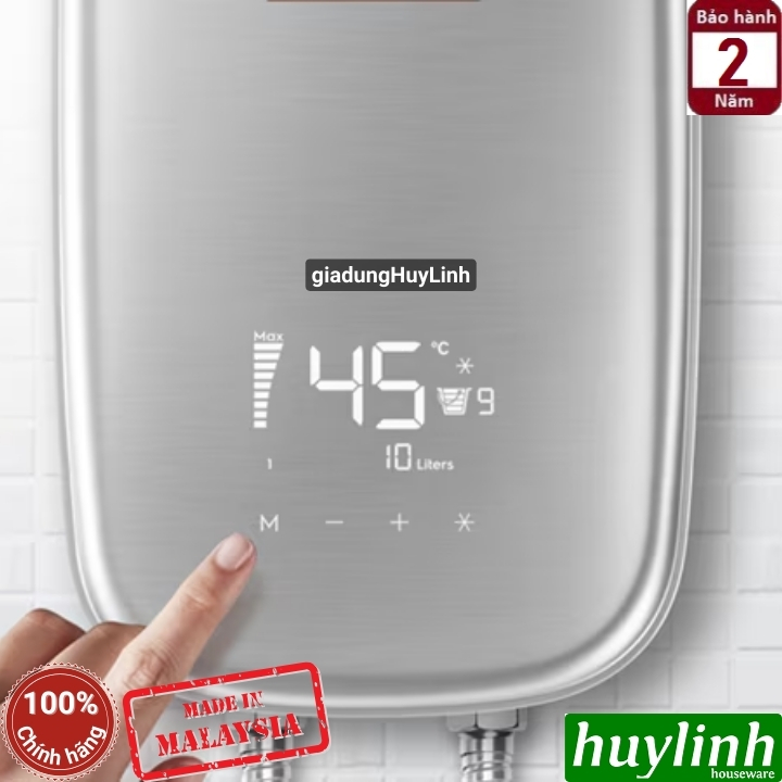 Máy tắm nước nóng trực tiếp Electrolux EWE451MB-DST2 - 4500W- Có bơm 2