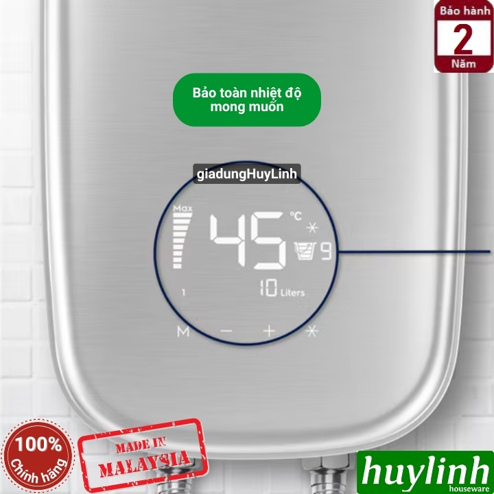 Máy tắm nước nóng trực tiếp Electrolux EWE451MB-DST2 - 4500W- Có bơm 4