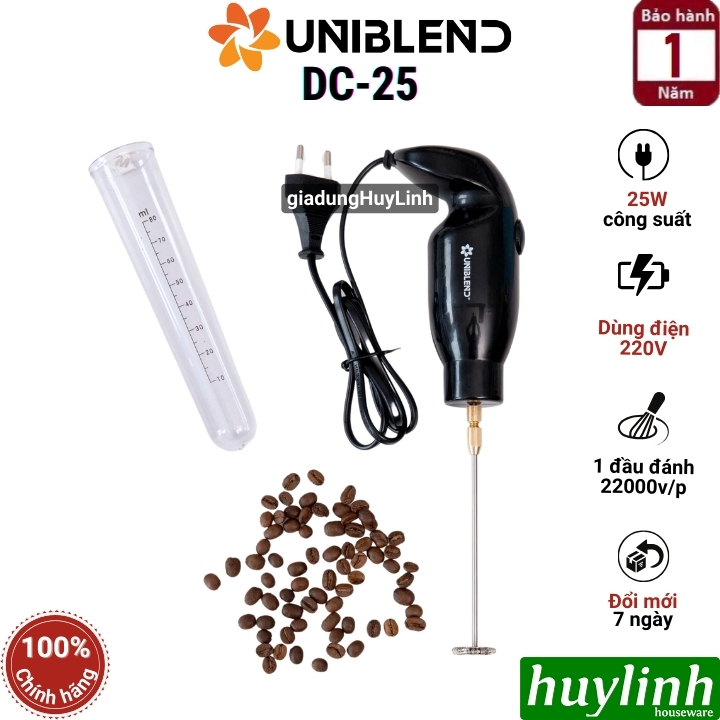 Máy đánh tạo bọt cà phê Uniblend DC-25 - dùng điện - 25W