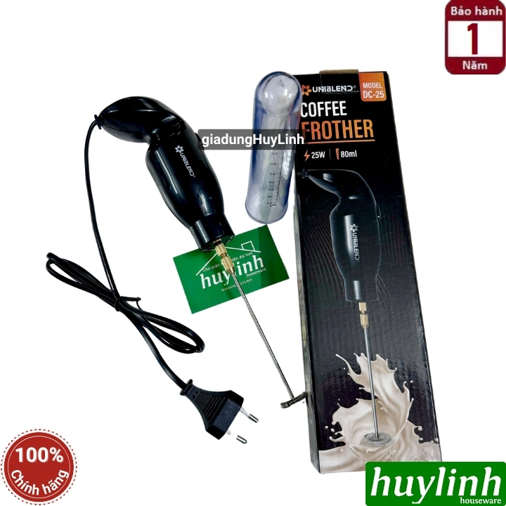 Máy đánh tạo bọt cà phê Uniblend DC-25 - dùng điện - 25W 7