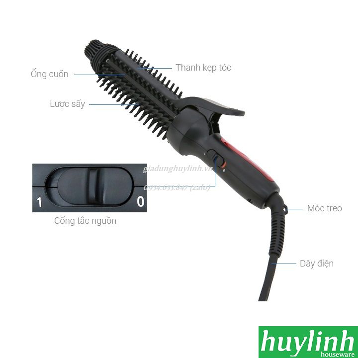 Máy tạo kiểu tóc Panasonic EH-HT45-K645 2