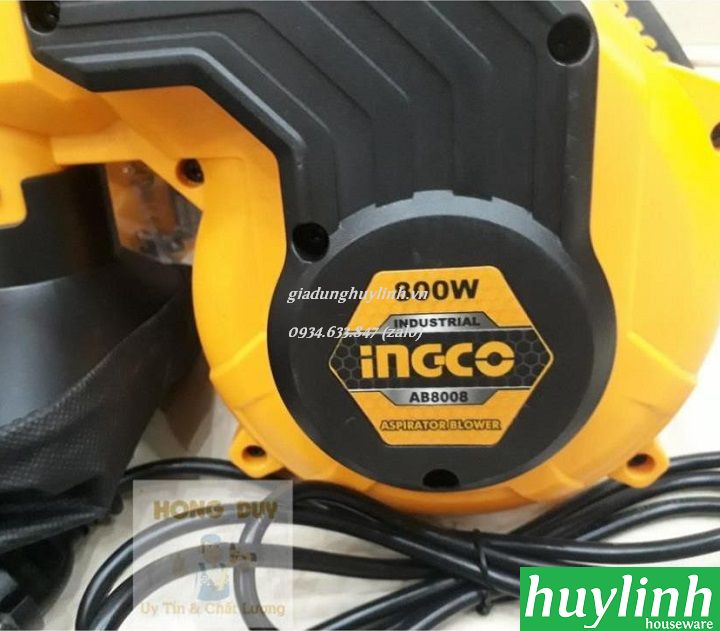 Máy thổi và hút bụi Ingco AB8008 - 800W 2