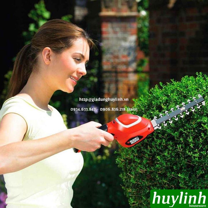 Máy tỉa lá cành cắt cỏ dùng pin Black & Decker GSL700KIT - Pin Lithium 7V 5