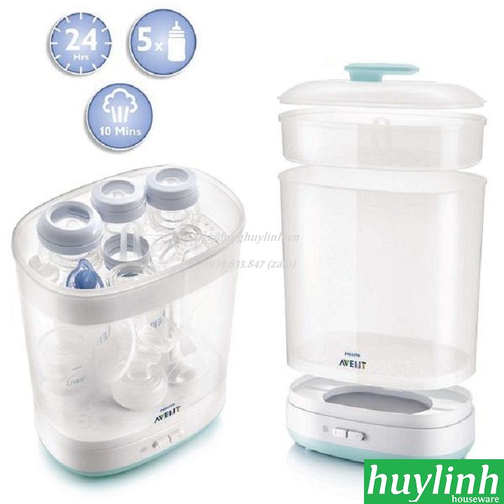 Máy tiệt trùng bình sữa Philips Avent SCF922 3