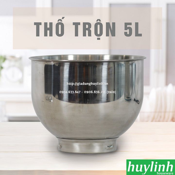 Máy trộn nhồi bột Kalite KL-960 - 5 lít - 1000W 6